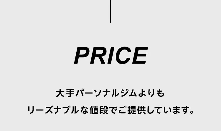 リーズナブルな価格