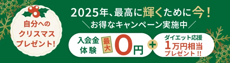 2024年12月31日　火曜日までキャンペーン中