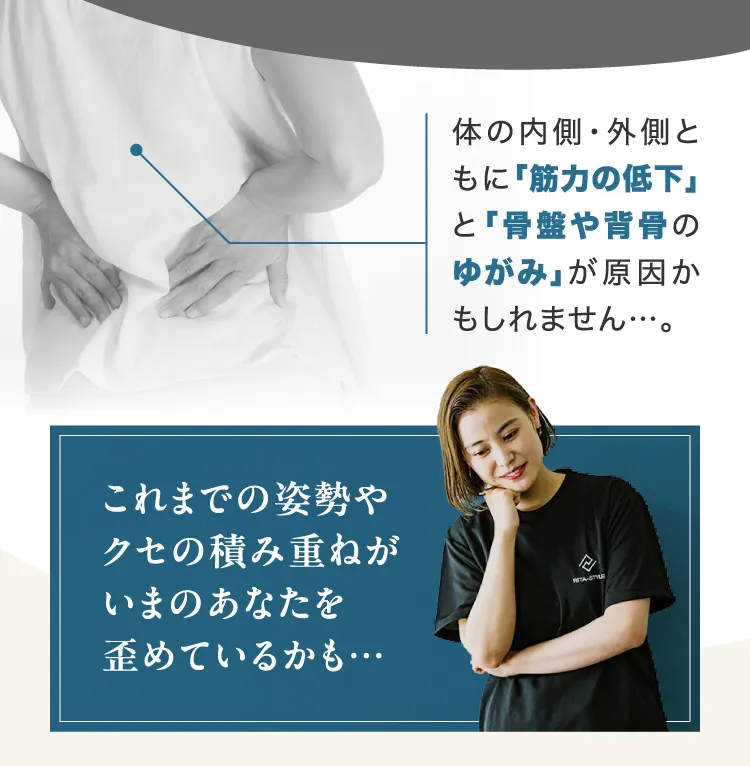 筋トレはもう頑張れない、、、姿勢などで老けて見える、、、