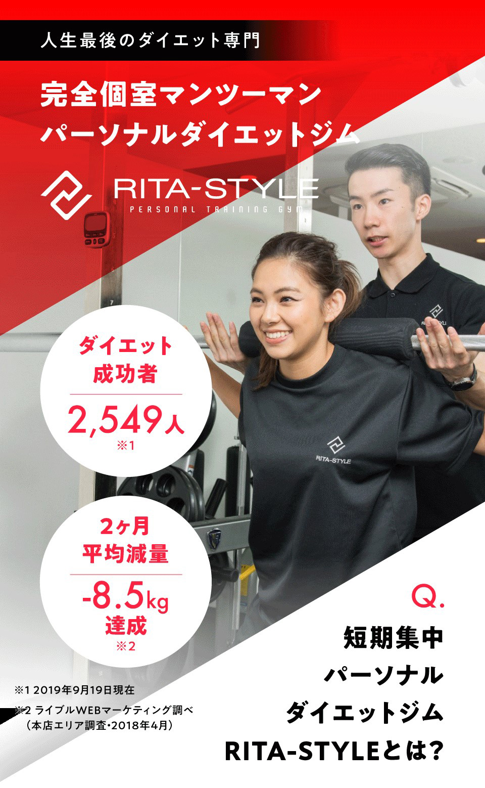 パーソナルダイエットジムリタスタイル