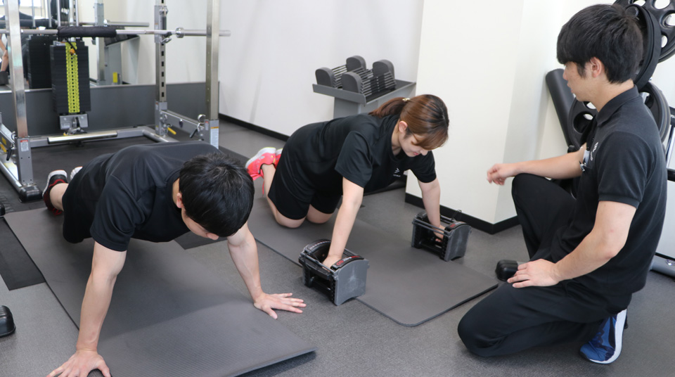 ペアボディシェイプコーストレーニングの様子