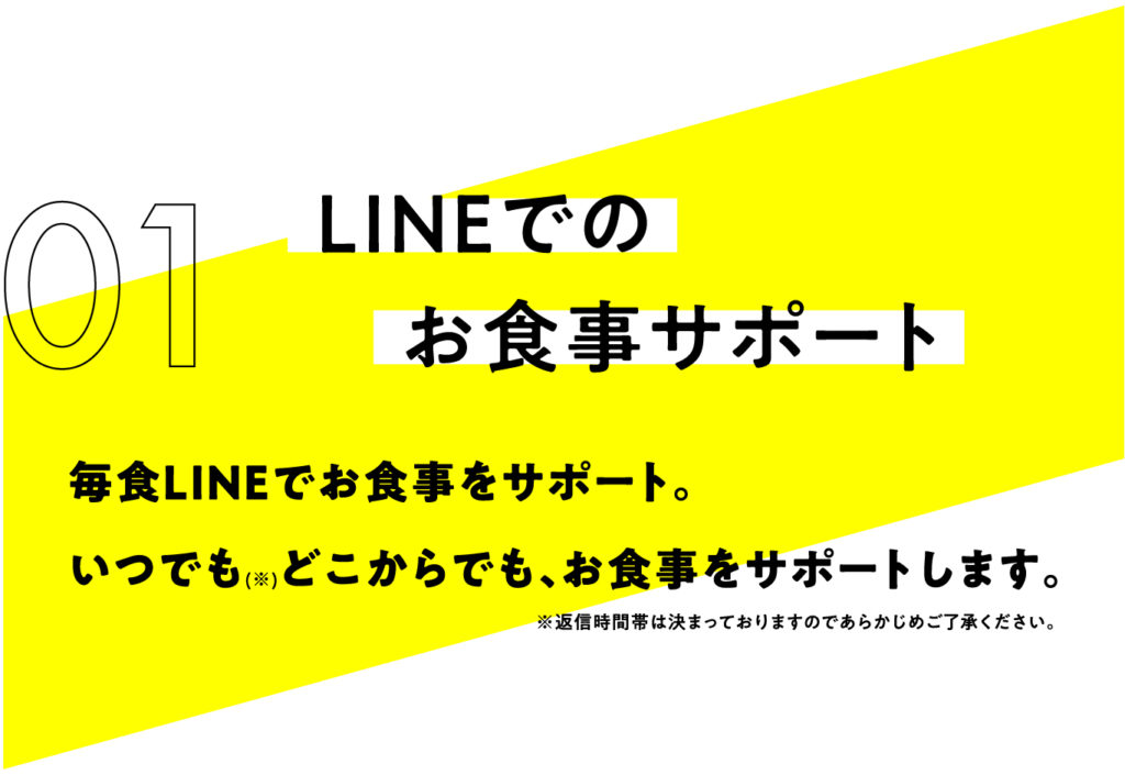 LINEお食事サポート