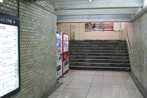 岡山駅の地下